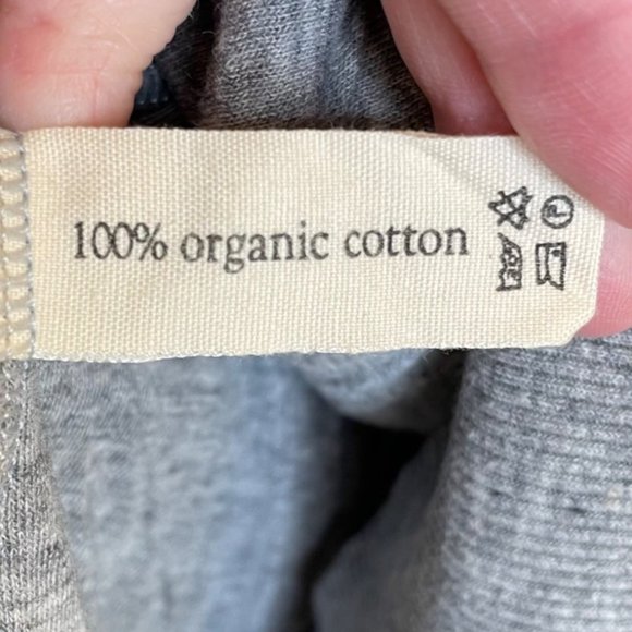 Josh Podoll Grey Crinkle Button Neck Hoodie, XL - Picture 8 of 8